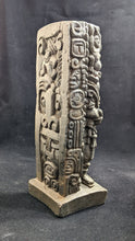 Load image into Gallery viewer, Aztec Maya Mesoamerica Totem Stela carving Artifact Stelae 8.25&quot;
