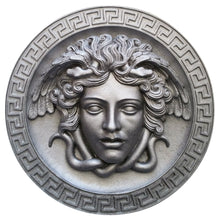 Load image into Gallery viewer, History Medusa Artifact Carved wall plaque Sculpture Statue 8&quot; www.Neo-Mfg.com high relief
