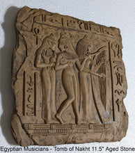 Load image into Gallery viewer, Egyptian Musicians - Tomb of Nakht, Egypt. Dynasty XVIII 1450 B.C. www.NEO-MFG.com 11.5&quot;
