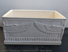 Load image into Gallery viewer, Egyptian Quartzite Sarcophagus of Tutankhamun tomb Artifact Sculpture Statue 8.75&quot; www.NEO-MFG.com
