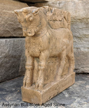 Load image into Gallery viewer, Historical Assyrian Persian bull Guardian of Persepolis relief sculpture ancient replica Sculpture www.Neo-Mfg.com
