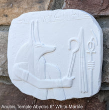 Load image into Gallery viewer, Egyptian Anubis Temple Abydos plaque wall Sculpture relief www.Neo-Mfg.com 6&quot;
