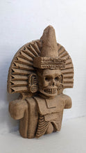 Load image into Gallery viewer, Aztec Mayan Day of the dead skeleton mexican folk lore vintage God of death figure 8&quot; Sculpture www.Neo-Mfg.com home decor
