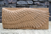 Load image into Gallery viewer, Angel Wing 17.5&quot; 2pc Set sculpture wall plaque www.NEO-MFG.com mounted wings
