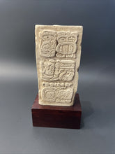 Load image into Gallery viewer, Aztec Mayan Glyph stele Sculpture 6.25&quot; www.Neo-Mfg.com
