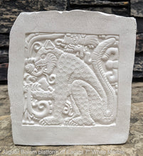 Load image into Gallery viewer, Aztec Mayan Jaguar Balam Cat sculpture Wall plaque carving 7&quot; www.Neo-Mfg.com b15

