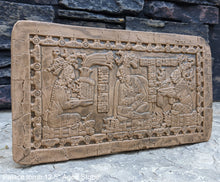 Load image into Gallery viewer, History Aztec Mayan Palace tomb carving wall plaque art 12.5&quot; www.Neo-Mfg.com a3
