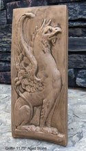 Load image into Gallery viewer, Griffin gryphon Winged wall Sculpture plaque 11.75&quot; www.Neo-Mfg.com Home decor mystical
