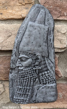 Load image into Gallery viewer, History Assyrian Sumerian King Sargon II Sculptural wall relief www.Neo-Mfg.com 10&quot; j8
