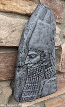 Load image into Gallery viewer, History Assyrian Sumerian King Sargon II Sculptural wall relief www.Neo-Mfg.com 10&quot; j8
