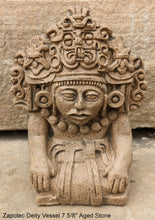 Load image into Gallery viewer, History Aztec Maya Mesoamerica Zapotec Deity Vessel Sculpture Statue www.Neo-Mfg.com 7 5/8&quot;
