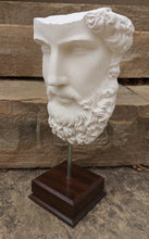 Load image into Gallery viewer, Roman Greek emperor Lucius Verus Fragment 3D Portrait Face Wall Plaque Sculpture 17&quot; www.Neo-Mfg.com Museum reproduction Marcus Aurelius
