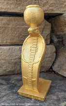 Load image into Gallery viewer, History Egyptian Netjer-Ankh w/ bowl Cobra Artifact Sculpture Statue 8&quot; www.Neo-Mfg.com Museum Replica
