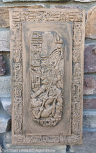 Load image into Gallery viewer, Aztec Mayan Yaxchilán Lintel Sculpture 20&quot; www.Neo-Mfg.com Plaque relief carving
