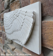 Load image into Gallery viewer, Angel Wing 17.5&quot; 2pc Set sculpture wall plaque www.NEO-MFG.com mounted wings
