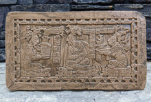 Load image into Gallery viewer, History Aztec Mayan Palace tomb carving wall plaque art 12.5&quot; www.Neo-Mfg.com a3
