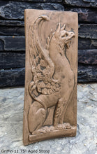 Load image into Gallery viewer, Griffin gryphon Winged wall Sculpture plaque 11.75&quot; www.Neo-Mfg.com Home decor mystical
