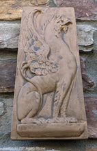 Load image into Gallery viewer, Griffin gryphon Winged wall Sculpture plaque 11.75&quot; www.Neo-Mfg.com Home decor mystical
