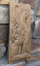 Load image into Gallery viewer, Griffin gryphon Winged wall Sculpture plaque 11.75&quot; www.Neo-Mfg.com Home decor mystical
