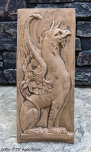 Load image into Gallery viewer, Griffin gryphon Winged wall Sculpture plaque 11.75&quot; www.Neo-Mfg.com Home decor mystical
