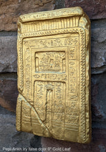 Load image into Gallery viewer, History Egyptian False Door Tomb Pepi-Ankh Iry Sculptural wall relief www.Neo-Mfg.com 9&quot; j29
