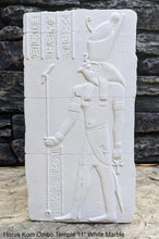 Load image into Gallery viewer, History Egyptian Horus Kom Ombo Temple Sculptural wall relief www.Neo-Mfg.com 11&quot; e5
