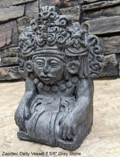 Load image into Gallery viewer, History Aztec Maya Mesoamerica Zapotec Deity Vessel Sculpture Statue www.Neo-Mfg.com 7 5/8&quot;
