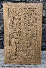 Load image into Gallery viewer, History Aztec Mayan sarcophagus of king K’inich Janaab’ Pakal wall plaque art 14&quot; www.Neo-Mfg.com
