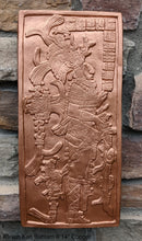 Load image into Gallery viewer, Aztec Mayan Temple foliated cross Left side K&#39;inich Kan Bahlam II carving wall plaque www.Neo-Mfg.com home garden decor art 14&quot; L13
