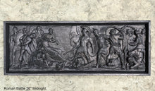 Load image into Gallery viewer, Greek Roman Sarcophagus Battle Scene Sculpture museum reproduction art 26&quot; www.Neo-Mfg.com home decor relief
