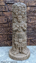 Load image into Gallery viewer, History Chiapas Aztec Maya Artifact Carved Sculpture Statue 19.5&quot; Tall Neo-Mfg
