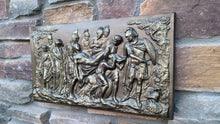 Load image into Gallery viewer, Roman Greek Death of a Solider Wall plaque relief sculpture 18&quot; www.Neo-Mfg.com
