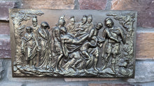 Load image into Gallery viewer, Roman Greek Death of a Solider Wall plaque relief sculpture 18&quot; www.Neo-Mfg.com
