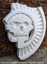 Load image into Gallery viewer, History Aztec Maya Artifact Carved Teotihuacan Disc of Death Sculpture Statue 17.25&quot; Tall www.Neo-Mfg.com Wall art
