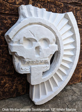 Load image into Gallery viewer, History Aztec Maya Artifact Carved Teotihuacan Disc of Death Sculpture Statue 12&quot; Tall www.Neo-Mfg.com Wall art
