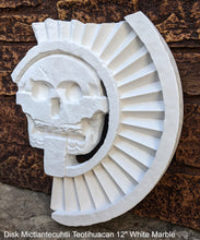 Load image into Gallery viewer, History Aztec Maya Artifact Carved Teotihuacan Disc of Death Sculpture Statue 17.25&quot; Tall www.Neo-Mfg.com Wall art
