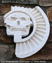 Load image into Gallery viewer, History Aztec Maya Artifact Carved Teotihuacan Disc of Death Sculpture Statue 17.25&quot; Tall www.Neo-Mfg.com Wall art
