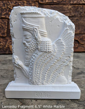 Load image into Gallery viewer, Historical Assyrian Shedu Persian winged bull Guardian of Persepolis relief sculpture ancient replica Sculpture www.Neo-Mfg.com 6.5&quot;
