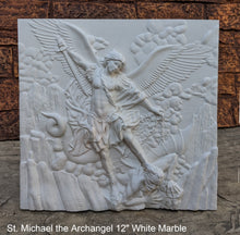 Load image into Gallery viewer, Historical religious Mythological St. Michael the Archangel wall angel 17&quot; sculpture plaque Sculpture www.Neo-mfg.com
