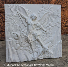 Load image into Gallery viewer, Historical religious Mythological St. Michael the Archangel wall angel 17&quot; sculpture plaque Sculpture www.Neo-mfg.com
