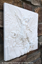 Load image into Gallery viewer, Historical religious Mythological St. Michael the Archangel wall angel 17&quot; sculpture plaque Sculpture www.Neo-mfg.com
