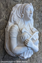 Load image into Gallery viewer, Egyptian Cleopatra fragment torso Sculptural wall relief bust www.Neo-Mfg.com 14&quot;
