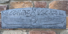 Load image into Gallery viewer, History Egyptian Isis Tomb Seti I Sculptural wall relief www.Neo-Mfg.com 21.5&quot;
