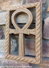 Load image into Gallery viewer, History Egyptian Ankh Artifact Sculpture Statue 10&quot; Tall www.Neo-Mfg.com wall plaque
