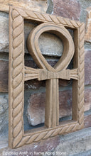 Load image into Gallery viewer, History Egyptian Ankh Artifact Sculpture Statue 10&quot; Tall www.Neo-Mfg.com wall plaque
