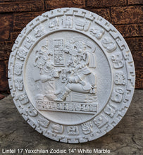 Load image into Gallery viewer, Aztec Mayan Lintel 17 Yakchilan Zodiac Artifact Carved Sculpture Statue 14&quot; www.Neo-Mfg.com
