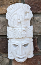 Load image into Gallery viewer, History Aztec Maya Jaguar Thunderbird glyph Artifact mask Sculpture Statue www.Neo-Mfg.com 8.5&quot;
