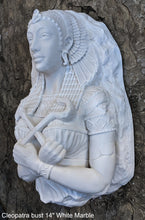 Load image into Gallery viewer, Egyptian Cleopatra fragment torso Sculptural wall relief bust www.Neo-Mfg.com 14&quot;
