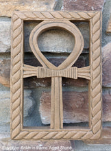 Load image into Gallery viewer, History Egyptian Ankh Artifact Sculpture Statue 10&quot; Tall www.Neo-Mfg.com wall plaque
