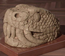 Load image into Gallery viewer, Serpent Quetzalcoaltl bust Aztec Maya Artifact Carved Sculpture Statue 10&quot; www.Neo-Mfg.com
